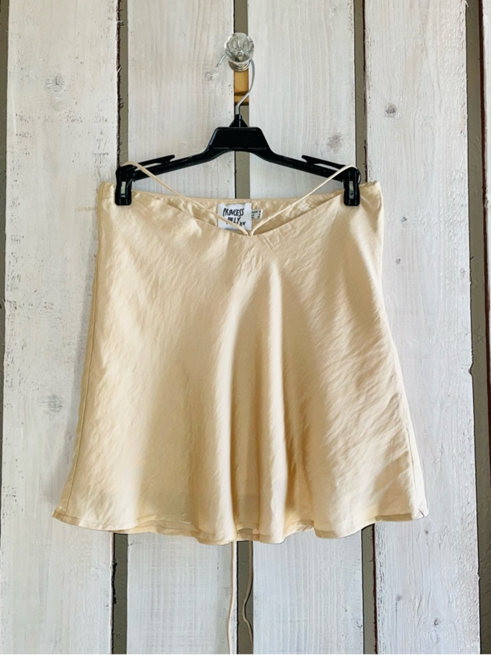 Princess Polly Cream Circle Skirt